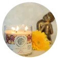 A place filled with a pleasing fragrance feels positive and welcoming. This candle makes for a perfect décor element and adds  to the ambience of the surrounding space with its blisfull fragrance. <br>