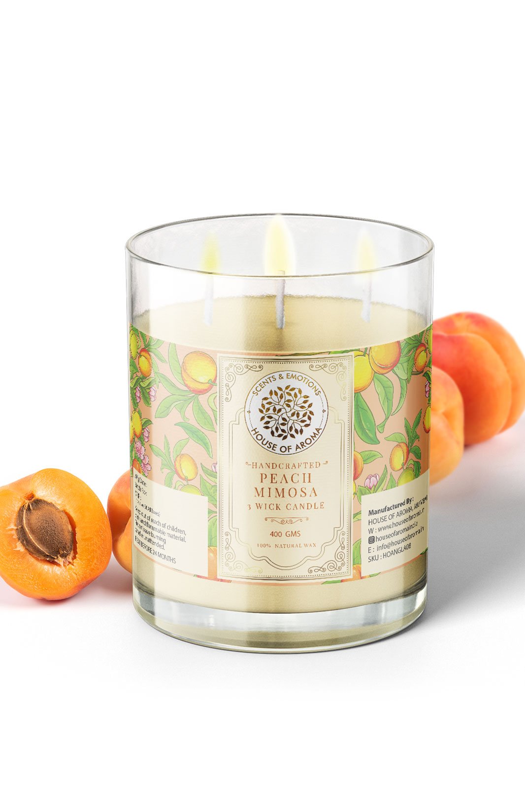 natural wax peach mimosa candle 3 wicks, 3 wicks scented candles, peach-scented candles, 3 wicks candles, candle with fragrance, 3 wick jar candles, best 3 wick scented candles, peach scented oil, scent 3 wick pillar candles, benefits of 3 wick candles, highly scented 3-wick candles, best wick for scented candles, 3 wick soy wax candles, best fragrance-scented candles, 3 wick aromatherapy candles, best scents for scented candles, peach candle fragrance oil, best scents in candles, best peach-scented candle, decorative scented candles, candles for home, home decor candles, decoration with candles, best-scented candles in India, candles with fragrance, candles for room decoration, home decor with candles, home decor candle