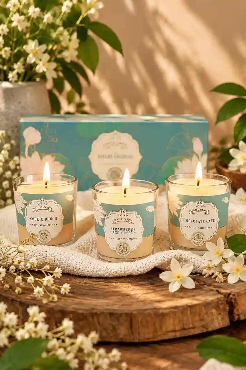 Serenity candles collection, Enchanted Garden candle set, Simple Pleasures candle set, scented candle gift sets, luxury candle collection