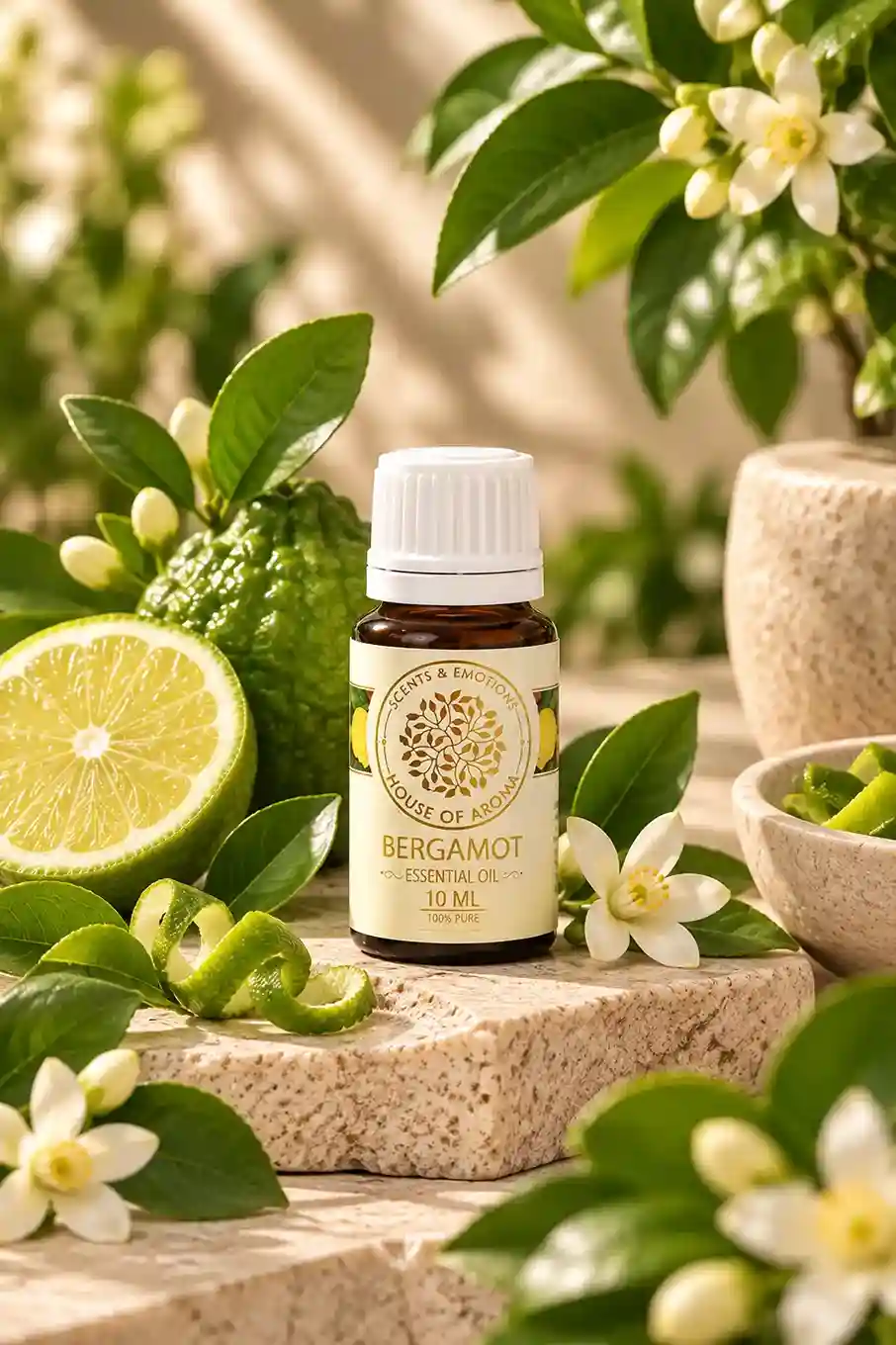 Skin care oil combo pack, Frankincense essential oil, Bergamot essential oil, essential oil skincare set, natural essential oil combo