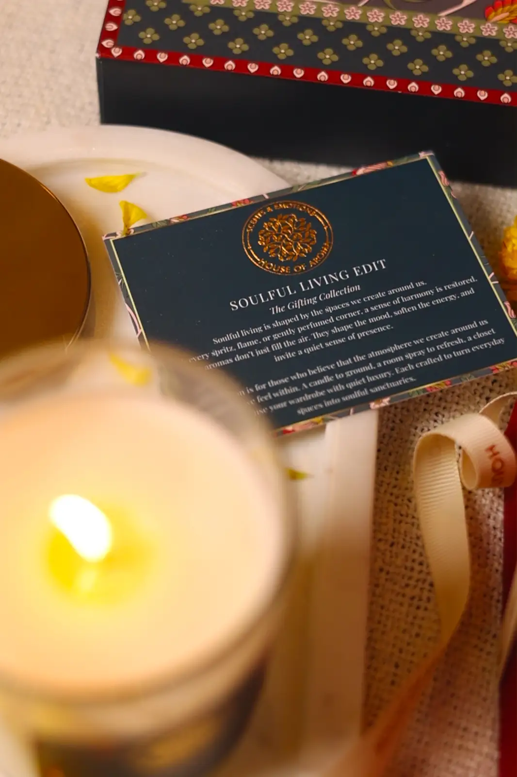 Soulful Living Edit Gift box , luxury gift box, luxury gift sets, premium gift items, organic gift hampers, luxury gifting, gift box, house of aroma, diwali gift sets, luxury gifting hampers, scented gifts