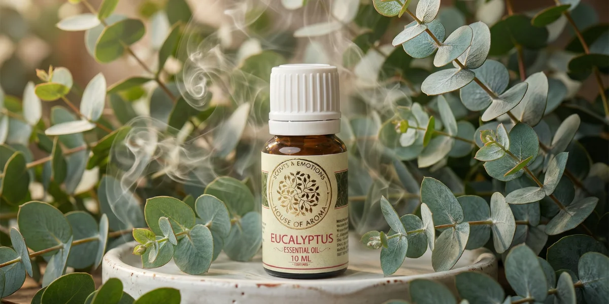 eucalyptus essential oil, essential oil, eucalyptus oil for cold, eucalyptus oil for sinus relief, eucalyptus oil aromatherapy benefits, eucalyptus oil uses, natural respiratory relief oil, antimicrobial properties of eucalyptus, eucalyptus oil home remedies, eucalyptus oil therapeutic benefits