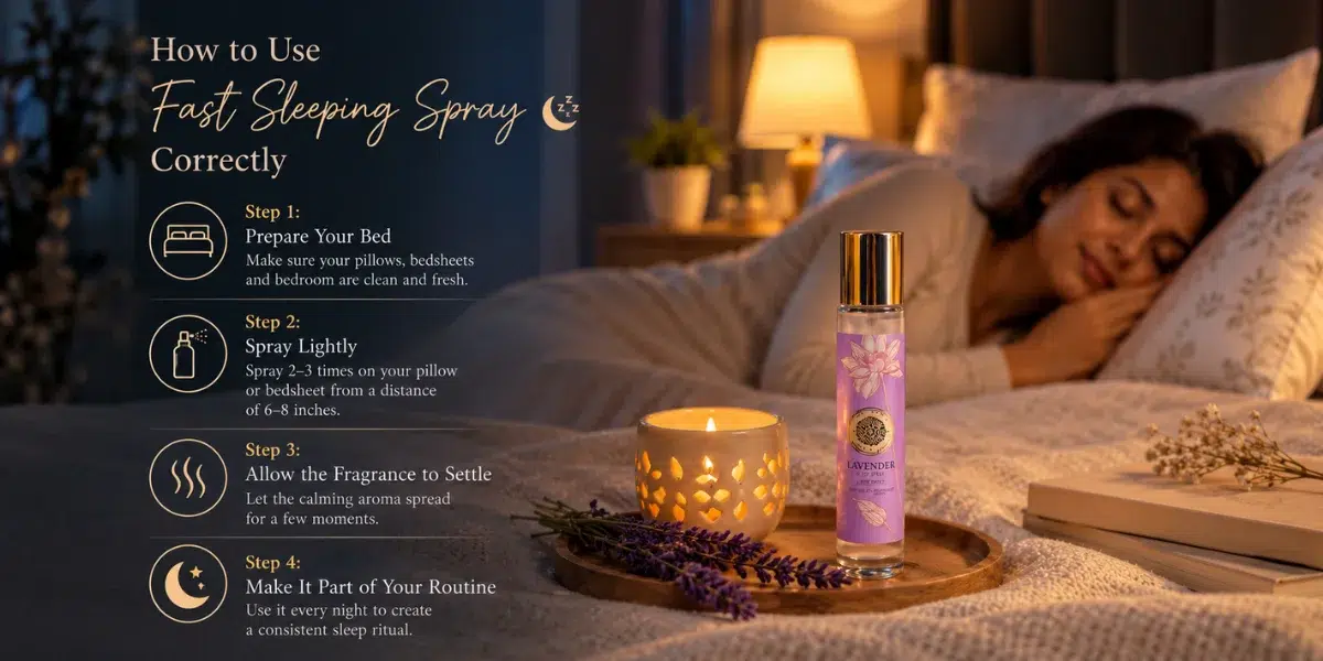How to Use Fast Sleeping Spray Correctly