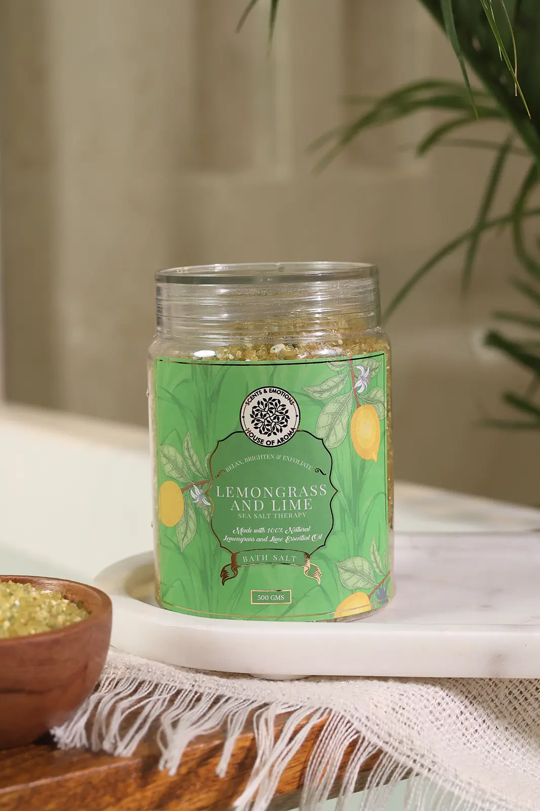 Natural Lemongrass and Lime Bath Salt, Lime Bath Salt, Lemongrass Bath Salt, Salt for Bathing, Bathing with Salt Water, Aromatherapy Bath Salts, Benefits of Lemongrass and Lime, Luxury Bathing Products, Natural Exfoliating Salts, Aromatherapy Bath Salts Products, Bathing Products for Women, Epsom Salt Benefits for Body, Hydrating Bath Salts, House of Aroma