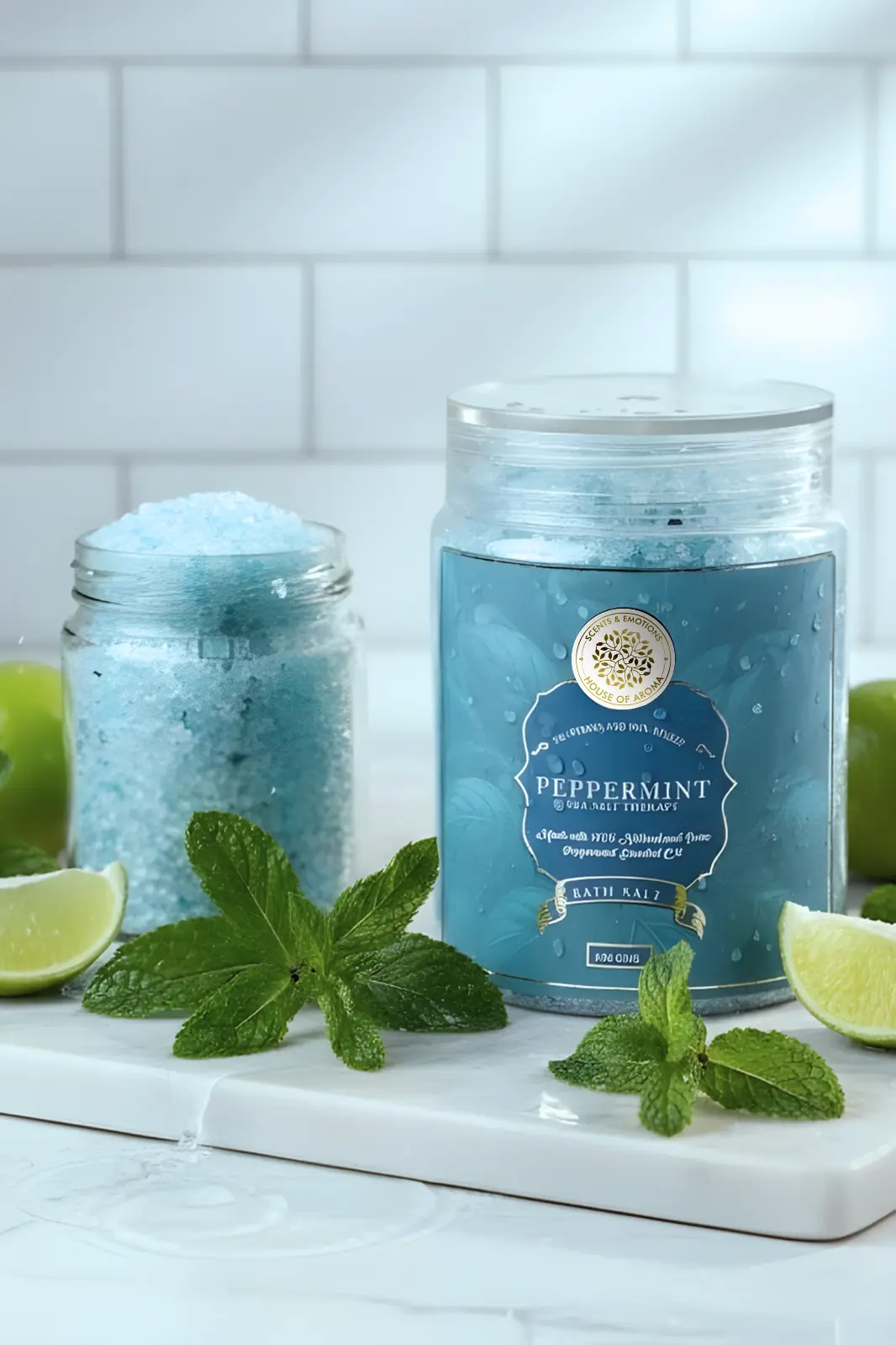 Natural Peppermint Bath Salt, Peppermint Bath Salt, Peppermint Bath Products, Bath Salt Scrub, Bath Salt Therapy, Bath Salt for Bath Tub, Aromatherapy Bath Soak, Mint-Infused Bath Products, Cooling Bath Experience, Bath Salt Effects on Skin, Hydrating Bath Experience, Cooling Peppermint Therapy, Peppermint Bath Salts for Relaxation, Bath Salt for Feet, House of Aroma