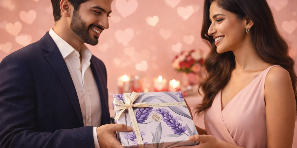 What To Gift Your Wife For Valentine's Day, Valentine's Gift For Your Wife, Self Care Gift Set, Valentine Gift Online, Valentine Gift Hamper, Romantic Valentine Day Gift For Wife, Valentine's Gift Hamper, House Of Aroma
