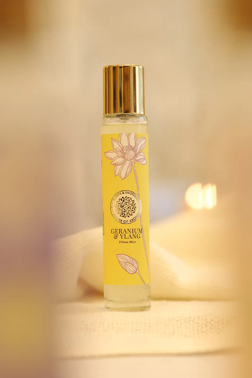 Natural Geranium And Ylang Pillow Mist Sleep Spray, Fast Sleeping Spray, Deep Sleep Pillow Spray, Natural Pillow Spray For Sleep, Pillow Mist Spray Online, House Of Aroma