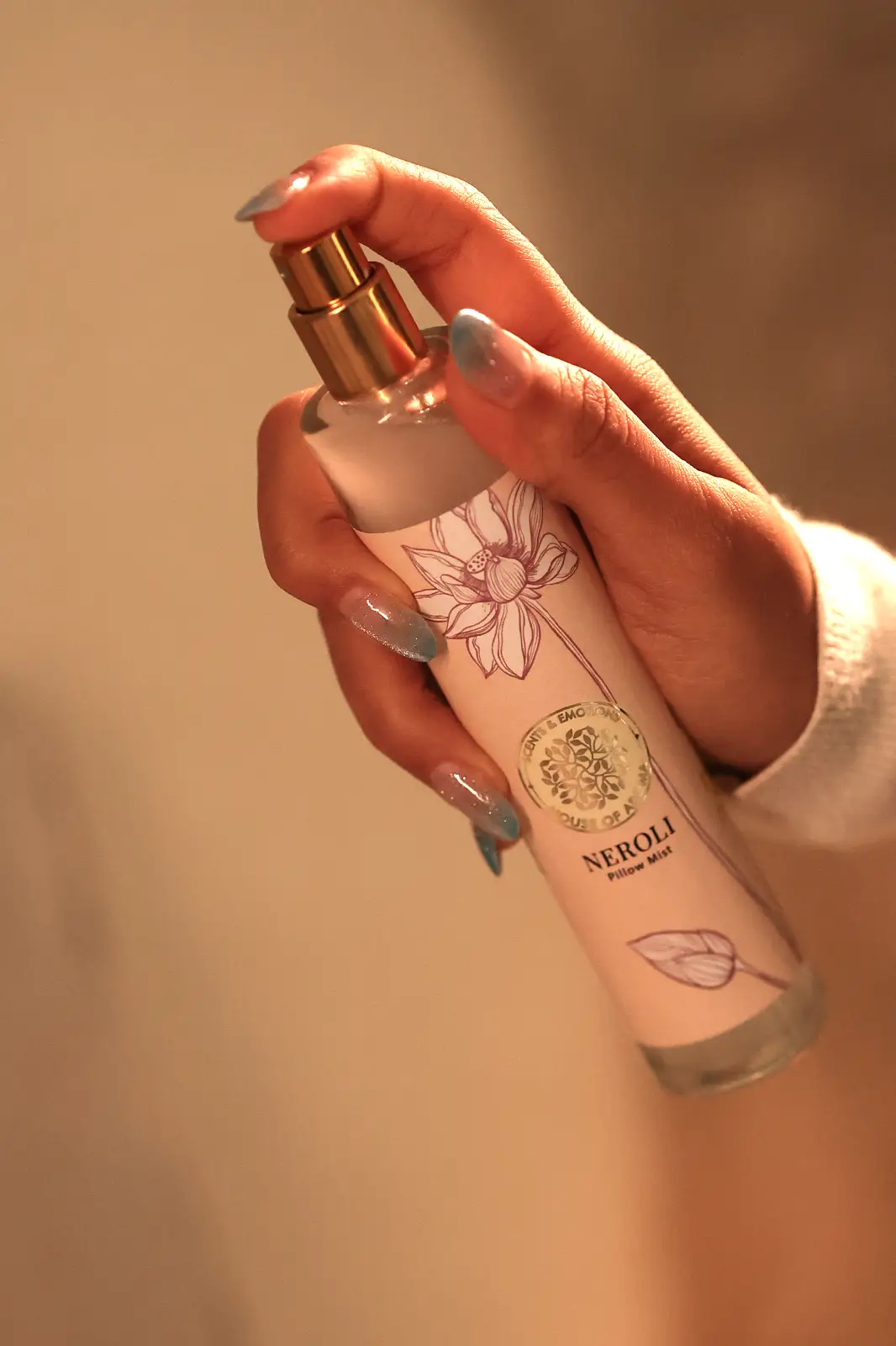 Natural Neroli Pillow Mist Sleep Spray, Fast Sleeping Spray, Deep Sleep Spray Buy Online, Aromatic Products, Aromatic Products, Fragrance Spray For Home, House Of Aroma