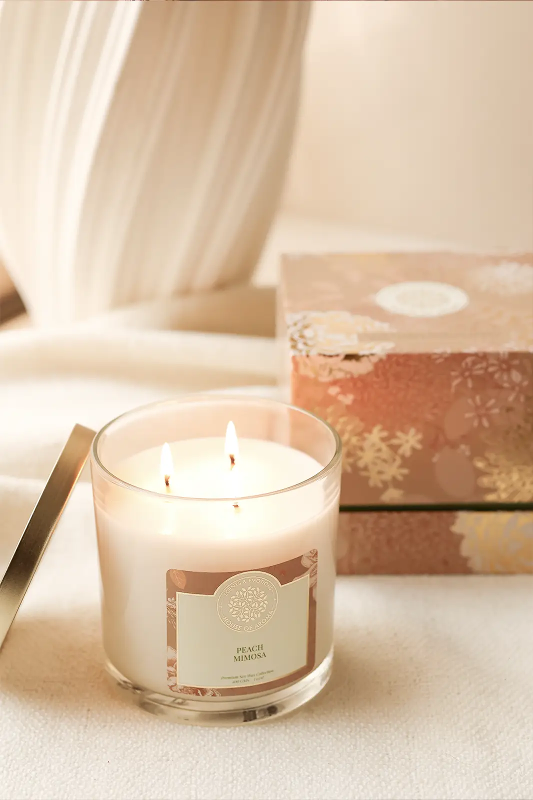 Natural Wax Peach Mimosa Candle 3 Wicks, 3 Wicks Scented Candles, Peach-scented Candles, 3 Wicks Candles, Candle With Fragrance, 3 Wick Jar Candles, Best 3 Wick Scented Candles, Peach Scented Oil, Scent 3 Wick Pillar Candles, Benefits Of 3 Wick Candles, Highly Scented 3-wick Candles, Best Wick For Scented Candles, 3 Wick Soy Wax Candles, Best Fragrance-scented Candles, 3 Wick Aromatherapy Candles, Best Scents For Scented Candles, Peach Candle Fragrance Oil, Best Scents In Candles, Best Peach-scented Candle, Decorative Scented Candles, Candles For Home, Home Decor Candles, Decoration With Candles, Best-scented Candles In India, Candles With Fragrance, Candles For Room Decoration, Home Decor With Candles, Home Decor Candle