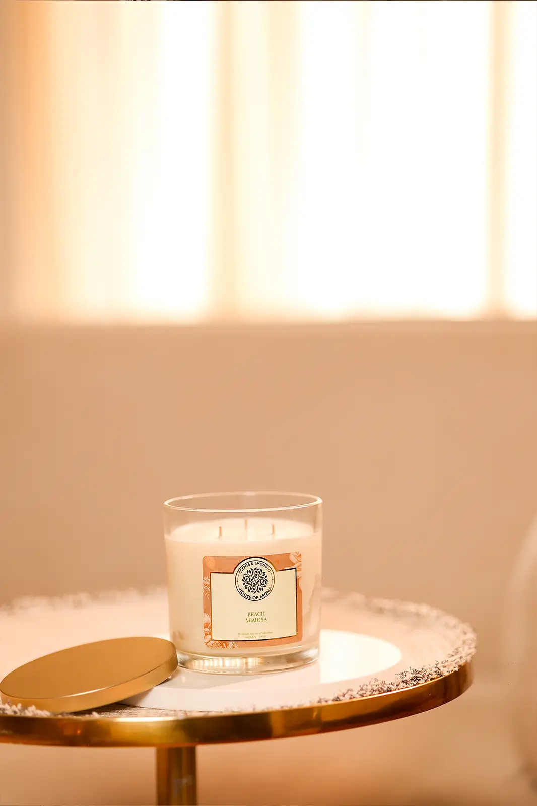 Natural Wax Peach Mimosa Candle 3 Wicks, 3 Wicks Scented Candles, Peach-scented Candles, 3 Wicks Candles, Candle With Fragrance, 3 Wick Jar Candles, Best 3 Wick Scented Candles, Peach Scented Oil, Scent 3 Wick Pillar Candles, Benefits Of 3 Wick Candles, Highly Scented 3-wick Candles, Best Wick For Scented Candles, 3 Wick Soy Wax Candles, Best Fragrance-scented Candles, 3 Wick Aromatherapy Candles, Best Scents For Scented Candles, Peach Candle Fragrance Oil, Best Scents In Candles, Best Peach-scented Candle, Decorative Scented Candles, Candles For Home, Home Decor Candles, Decoration With Candles, Best-scented Candles In India, Candles With Fragrance, Candles For Room Decoration, Home Decor With Candles, Home Decor Candle