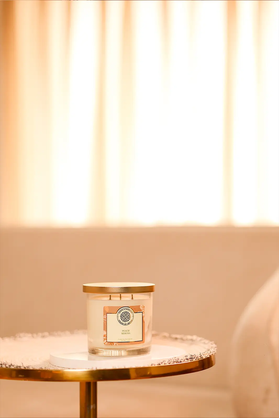 Natural Wax Peach Mimosa Candle 3 Wicks, 3 Wicks Scented Candles, Peach-scented Candles, 3 Wicks Candles, Candle With Fragrance, 3 Wick Jar Candles, Best 3 Wick Scented Candles, Peach Scented Oil, Scent 3 Wick Pillar Candles, Benefits Of 3 Wick Candles, Highly Scented 3-wick Candles, Best Wick For Scented Candles, 3 Wick Soy Wax Candles, Best Fragrance-scented Candles, 3 Wick Aromatherapy Candles, Best Scents For Scented Candles, Peach Candle Fragrance Oil, Best Scents In Candles, Best Peach-scented Candle, Decorative Scented Candles, Candles For Home, Home Decor Candles, Decoration With Candles, Best-scented Candles In India, Candles With Fragrance, Candles For Room Decoration, Home Decor With Candles, Home Decor Candle