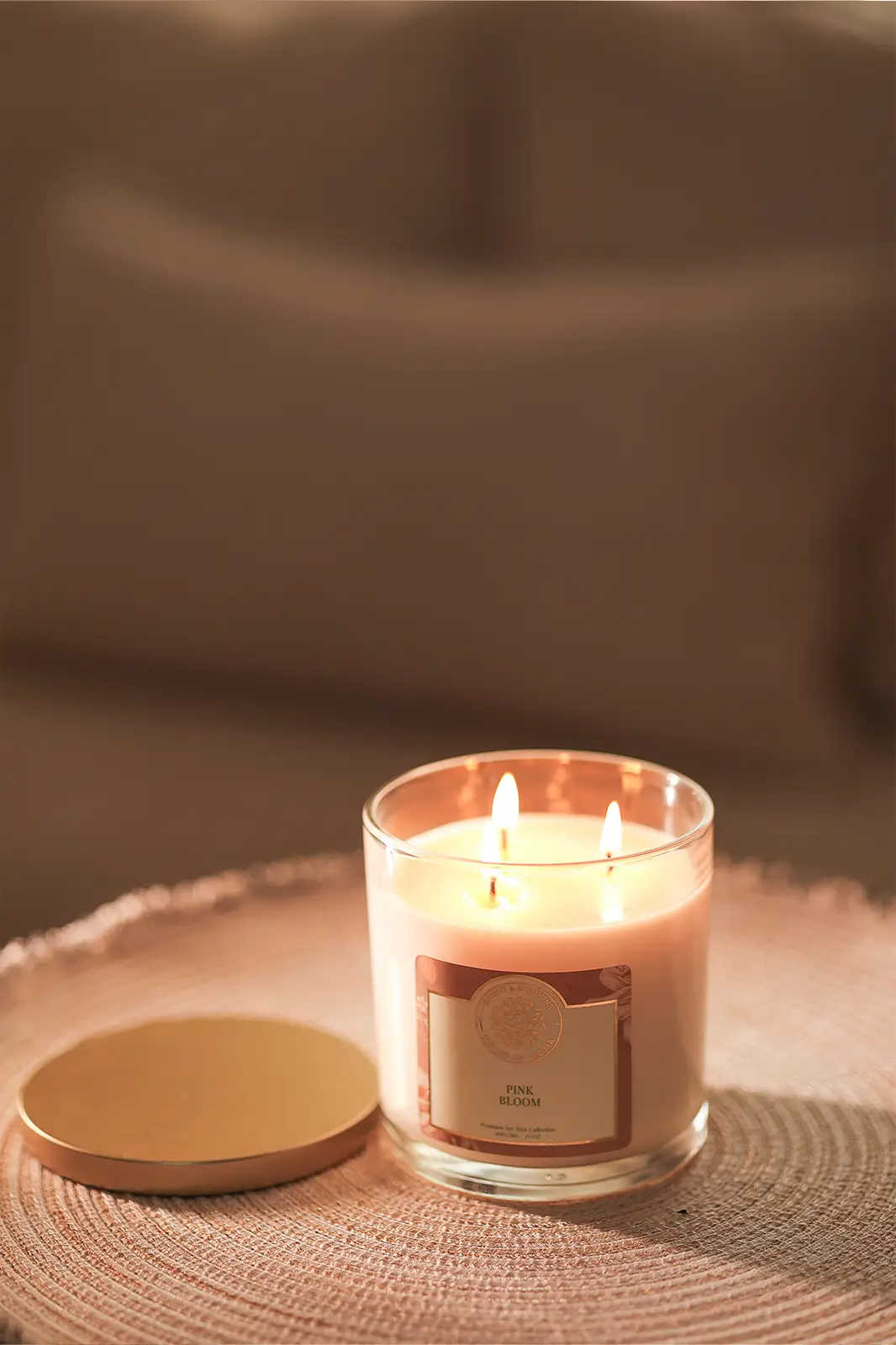 Natural Wax Pink Bloom Candle 3 Wicks, Floral Scented Candles, 3 Wicks Scented Candles, 3 Wicks Candles, Scented 3 Wick Candles, Scented Candles Flavours, Best-scented Flowers In India, Scented Candles For Decoration, Best 3 Wick Scented Candles, 3 Wick Jar Candles, Scented Candles For Living Room, Best Floral Scented Candles, 3 Wick Soy Candles, Flower Scented Candles, Popular Floral Candle Scents, Most Popular Floral Candle Scents, Highly Scented 3 Wick Candles, Floral Scents For Candles, Large 3 Wick Scented Pillar Candles, Floral Fragrance Scented Candles, Floral Scent For Candles, Most Fragrant Scented Candles, Pink Floral Scented Candles, Most Common Scented Candles, Floral Candle Fragrance Oil, Floral Aromatherapy Candle, Home Decor Candles, Decoration With Candles, Room Decor With Candles, Home Decor Candle, Scented Candles Decoration