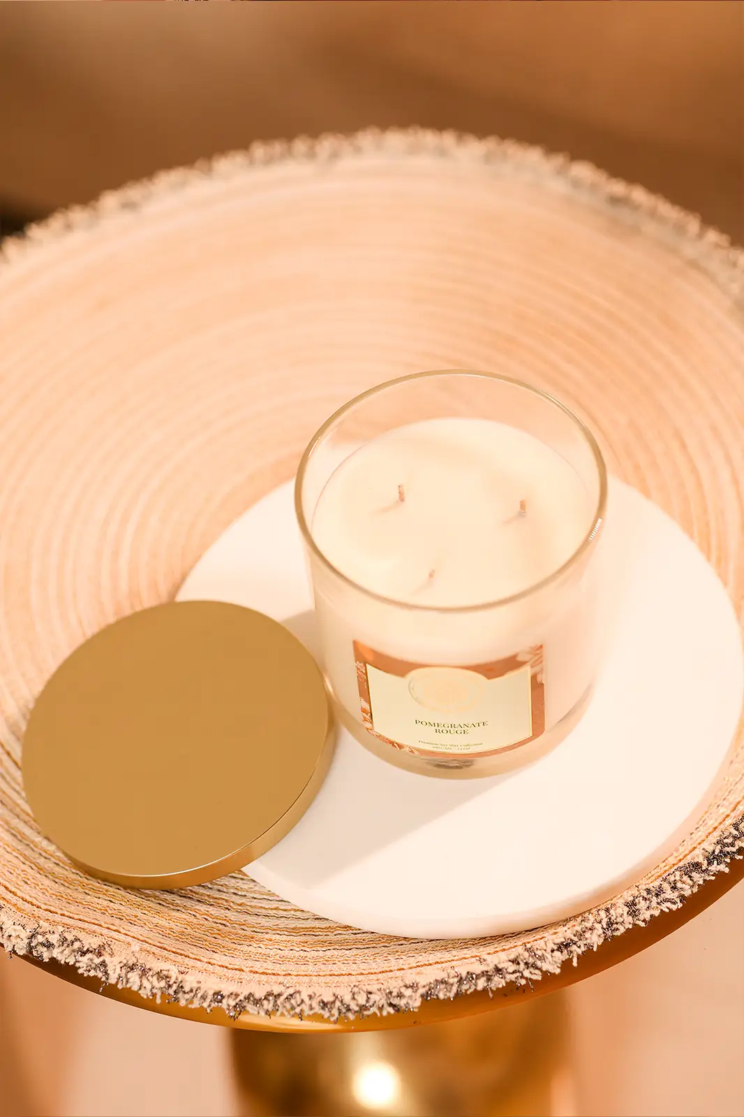 Natural Wax Pomegranate Rouge Candle 3 Wicks, Natural Wax Candles, 3 Wicks Scented Candles, 3 Wicks Candles, Natural Wax For Candles, Natural Soy Wax Candles, Natural Soy Wax Scented Candles, Best 3 Wick Scented Candles, 3 Wick Jar Candles, Best Natural Wax For Pillar Candles, Benefits Of 3 Wick Candles, Natural Candles Paraffin Wax, Large 3 Wick Scented Pillar Candles, Best Wick For Scented Candles, Pomegranate 3 Wick Candle, 3 Wick Aromatherapy Candles, Home Decor Candles, Home Fragrance Candles, Decoration With Candles, Candles With Fragrance, Room Decor With Candles, Home Fragrance Scented Candle, Best Fragrance Candles, Best Fragrance For Room