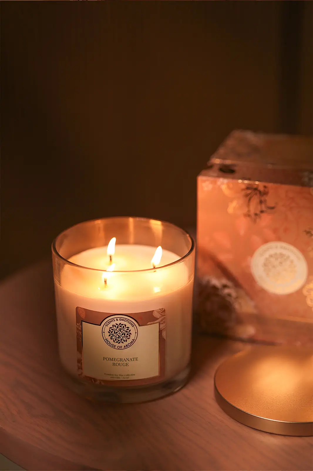 Natural Wax Pomegranate Rouge Candle 3 Wicks, Natural Wax Candles, 3 Wicks Scented Candles, 3 Wicks Candles, Natural Wax For Candles, Natural Soy Wax Candles, Natural Soy Wax Scented Candles, Best 3 Wick Scented Candles, 3 Wick Jar Candles, Best Natural Wax For Pillar Candles, Benefits Of 3 Wick Candles, Natural Candles Paraffin Wax, Large 3 Wick Scented Pillar Candles, Best Wick For Scented Candles, Pomegranate 3 Wick Candle, 3 Wick Aromatherapy Candles, Home Decor Candles, Home Fragrance Candles, Decoration With Candles, Candles With Fragrance, Room Decor With Candles, Home Fragrance Scented Candle, Best Fragrance Candles, Best Fragrance For Room