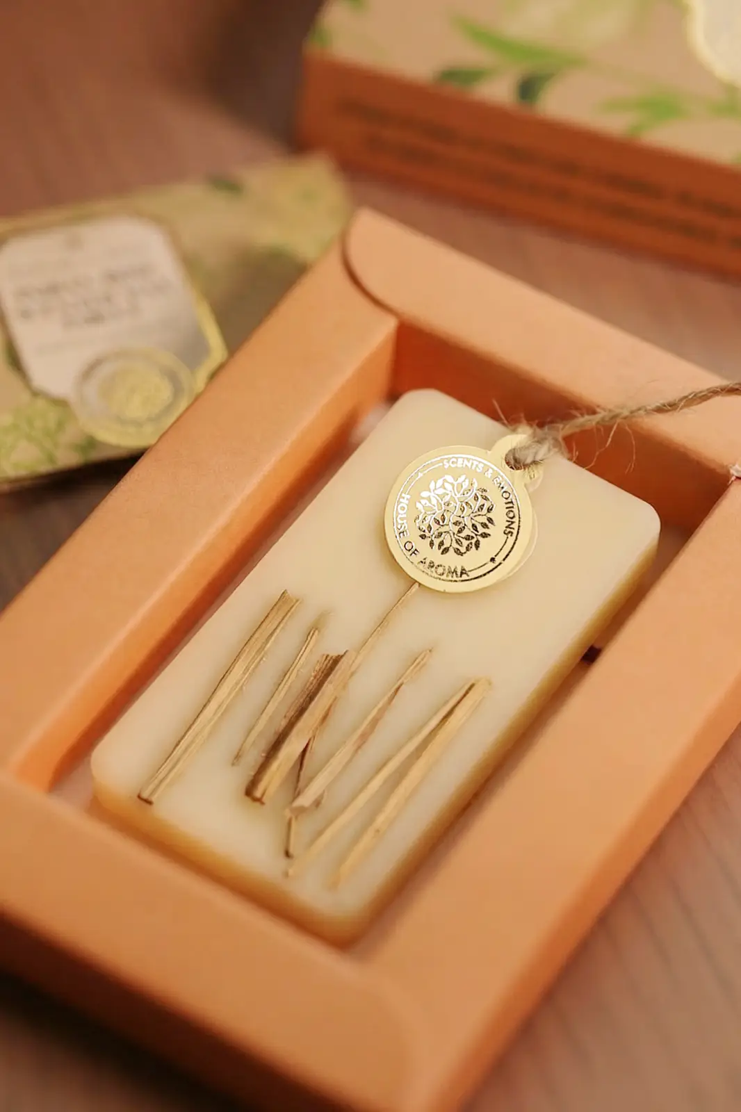 Sandalwood Wax Tablet Made From Natural Wax, Closet Freshener, Scented Wax Tablets, Wardrobe Scented Bar, Wax Fragrance Tablets, Scented Wax Sachet, Aroma Wax, Hose Of Aroma