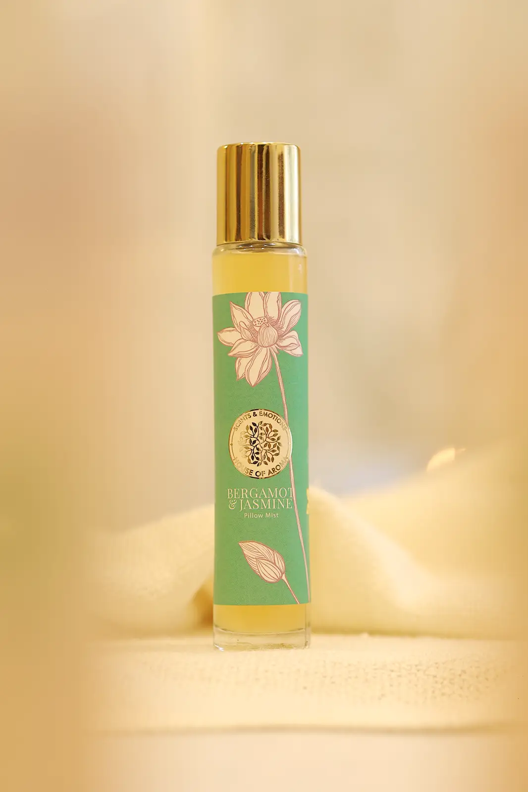 Natural Bergamot And Jasmine Pillow Mist Sleep Spray, Pillow Mist Spray Online, Pillow Spray For Deep Sleep, Fast Sleeping Spray, Deep Sleeping Spray, House Of Aroma