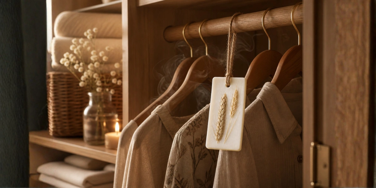 How To Keep Your Wardrobe Smelling Fresh, Fragrance For Wardrobe, Wardrobe Freshener Bars, Wax Tablets For Wardrobe, Closet Aroma Products, House Of Aroma