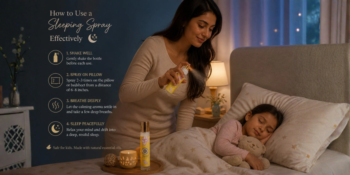 Fast Sleeping Spray In India, Pillow Mist Spray, Spray For Sleep, Sleep Spray, Fast Acting Sleep Spray, Pillow Spray For Deep Sleep, Aroma Spray, Peaceful Sleep, House of Aroma