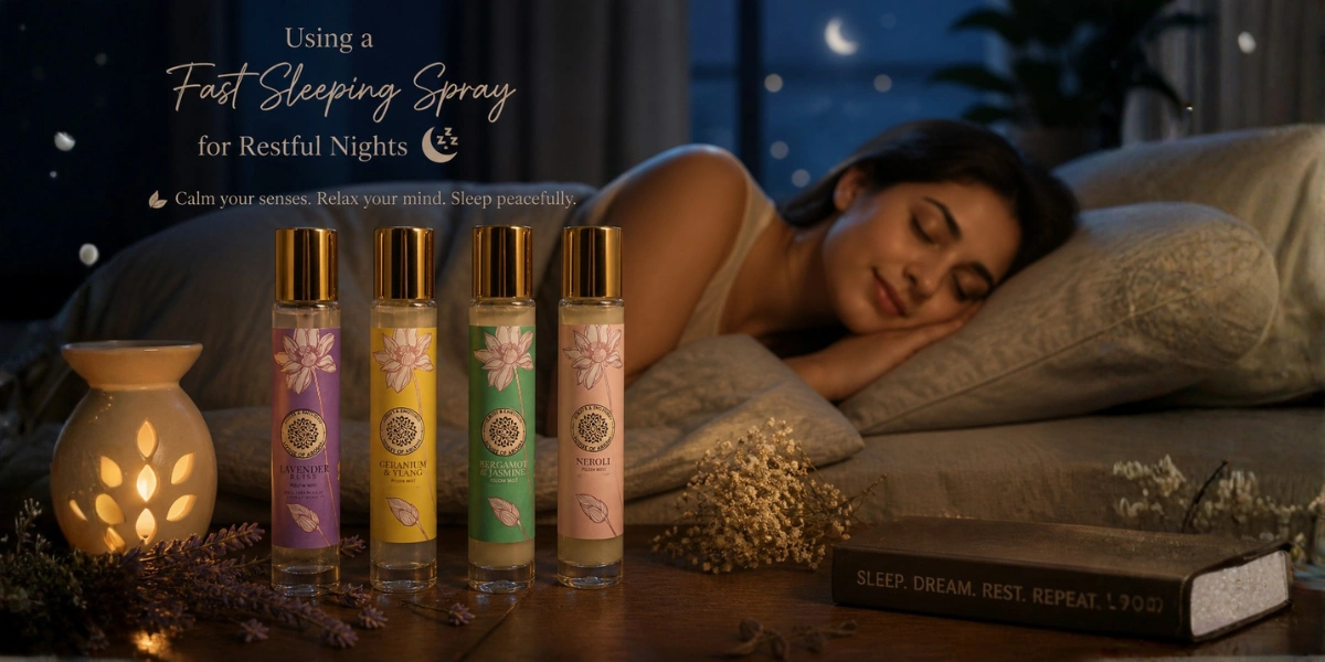 Fast Sleeping Spray In India, Pillow Mist Spray, Spray For Sleep, Sleep Spray, Fast Acting Sleep Spray, Pillow Spray For Deep Sleep, Aroma Spray, Peaceful Sleep, House of Aroma