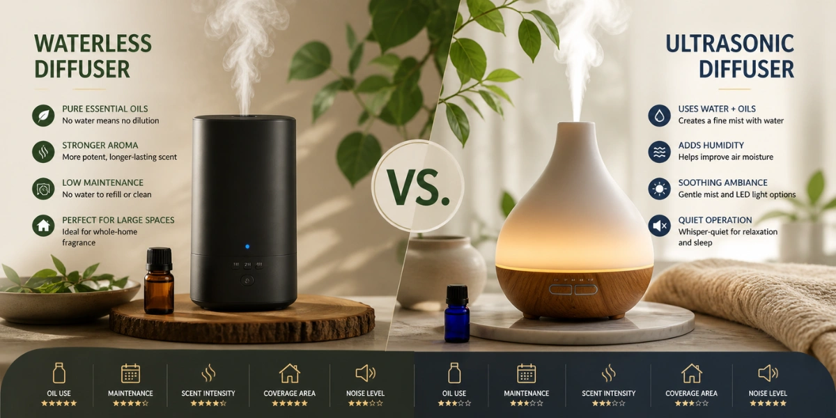 Home Fragrance Diffuser, Ultrasonic Home Fragrance Diffuser, Waterless Diffuser, Ultrasonic Diffuser, Home Fragrances, Fragrances For Home, House Of Aroma