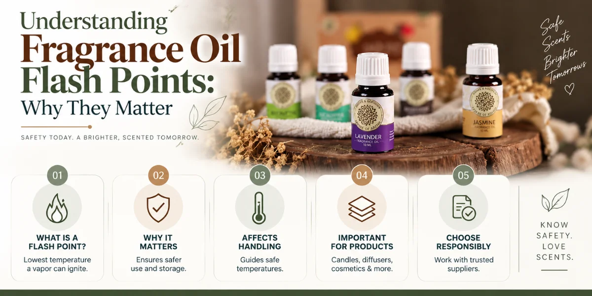 Fragrance oil flash point guide for safe handling and candle making